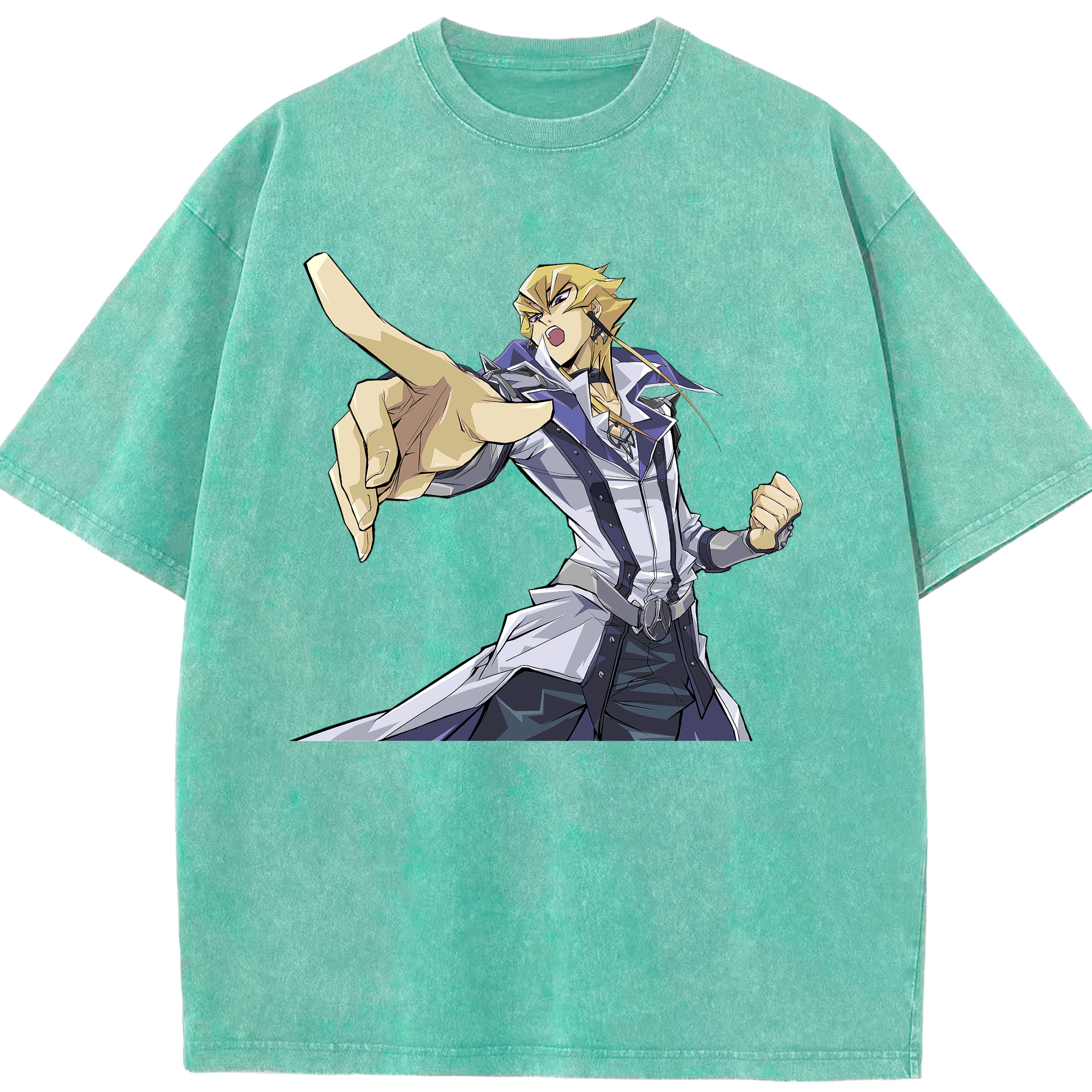 （画像用） 遊☆戯☆王 Yu-Gi-Oh! 綿100% ヴィンテージ風 半袖Tシャツ（フロントプリント）
